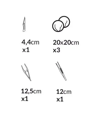 Deltaset - súprava na výber stehov